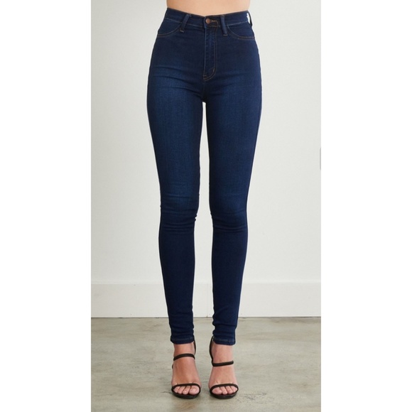 High Waisted Stretch Skinny Jeans - Picture 8 of 10